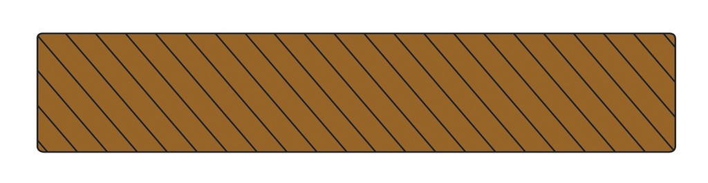 FiberDeck WPC kantplank | 2.3x13.8x300cm