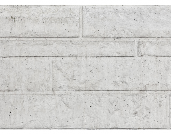 Geïmpregneerd | hout en beton | wit/grijs enkel rotsmotief | icl. plaatsing