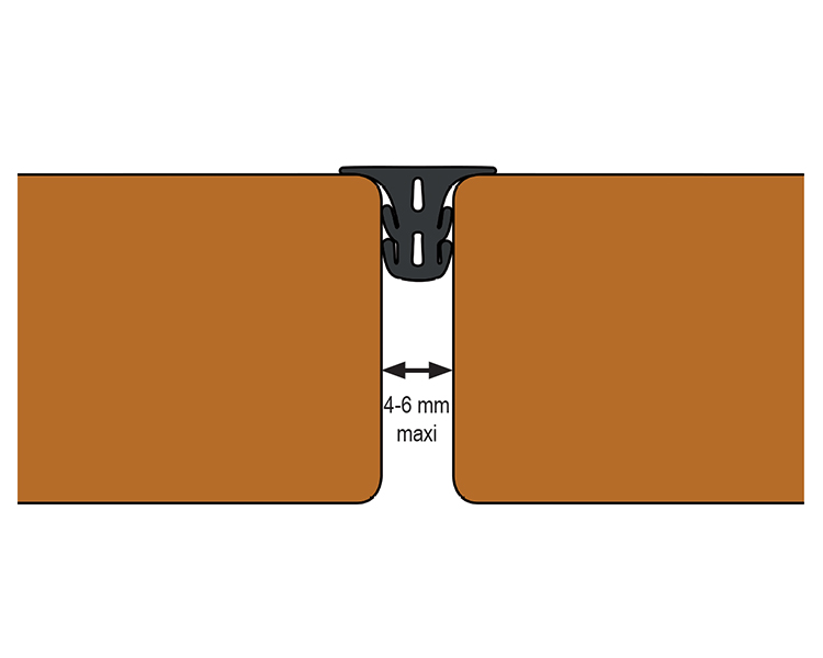 Voegenband | Cobra Seal zwart 35m / 5 m2 (142mm planken) voeg-afdichting