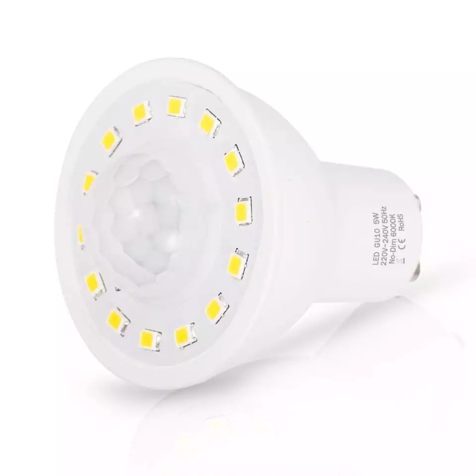 LED lamp GU10 | 5W | met bewegingssensor | 240V