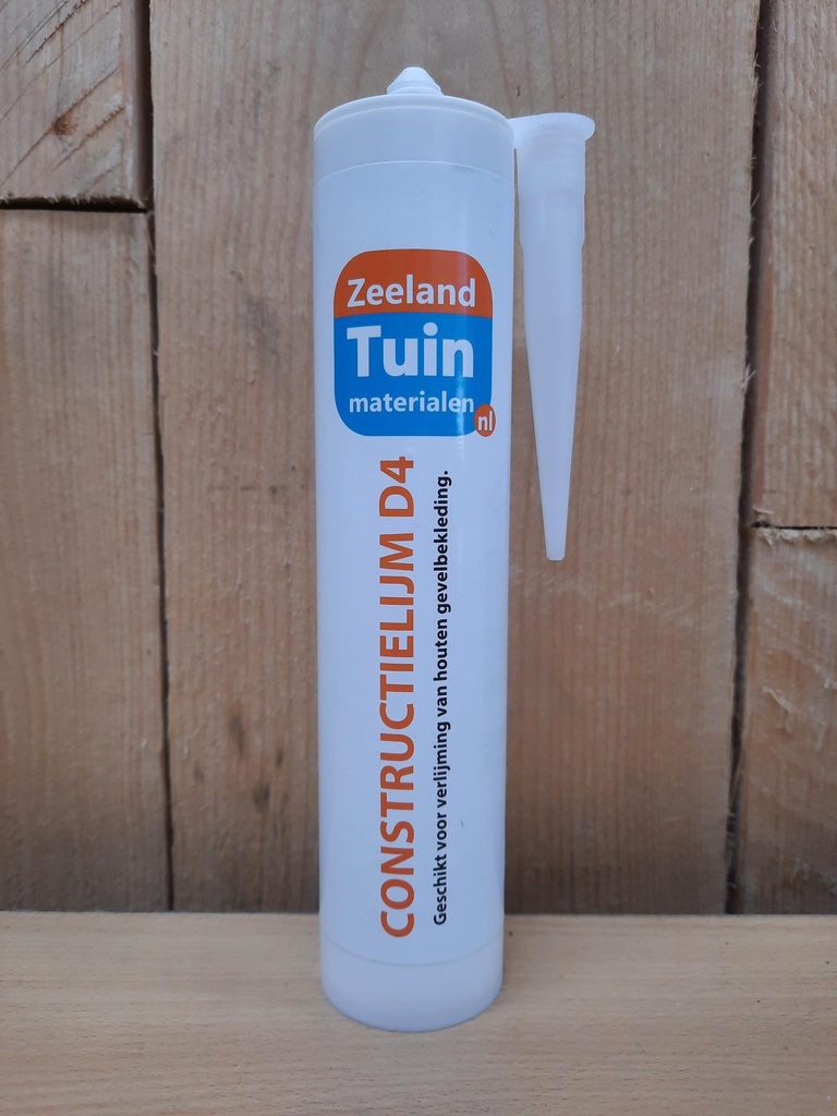 Constructielijm 310ml | t.b.v. verlijmen gevelbekleding hout