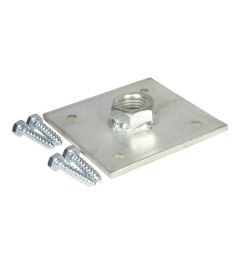 Stelplaat 10x10cm | incl. M16 moer