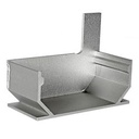 Alu Side Drain | Eindstuk links gesloten | Grey