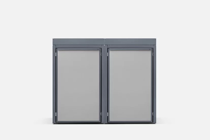 Kliko-ombouw met bloembak | Graniet