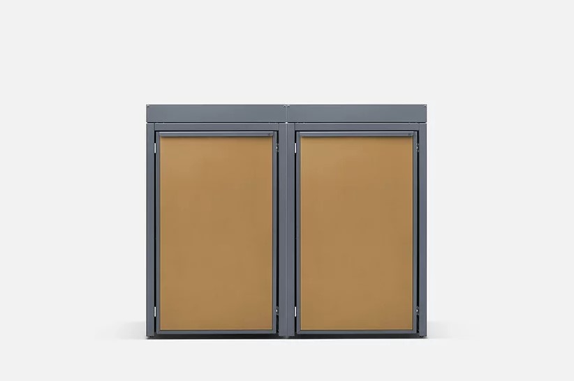 Kliko-ombouw met bloembak | Corten