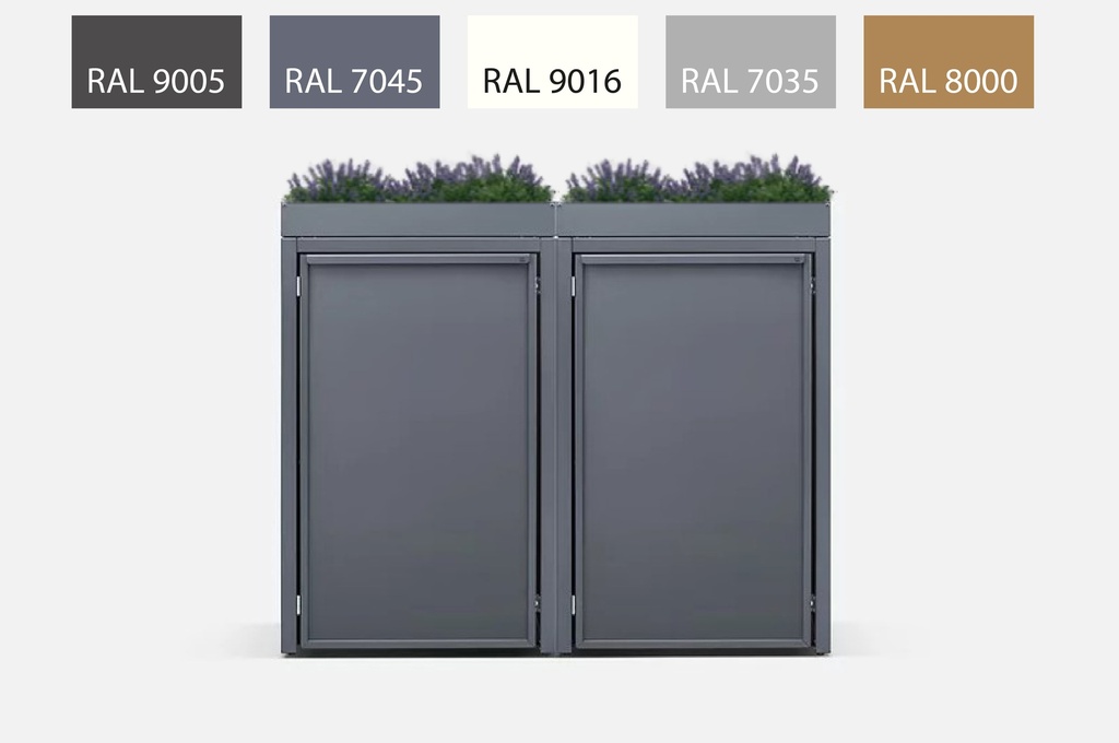 Kliko-ombouw met bloembak | Volledige kleur