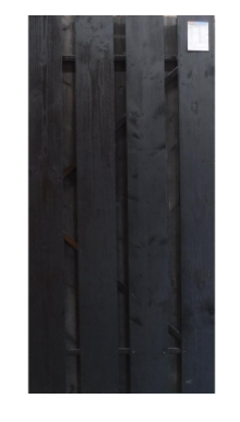 Tuinpoort zwart geïmpregneerd op staalframe | incl. hengen en RVS dag/nachtslot