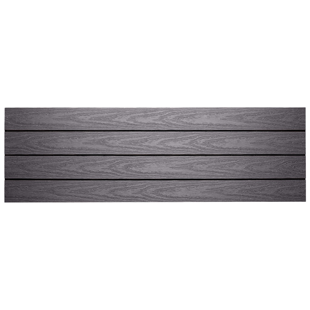 FiberDeck Tile WPC 90x30x2.2cm | Dark Grey