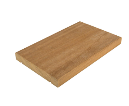 Bangkirai vlonderplank | 2.7x19.0cm | vlak + ribbel en geschaafd