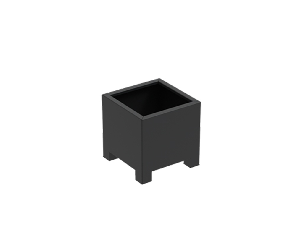 Aluminium Bloembak Vierkant met poten