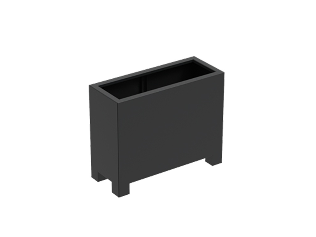 Aluminium Bloembak Rechthoek met poten