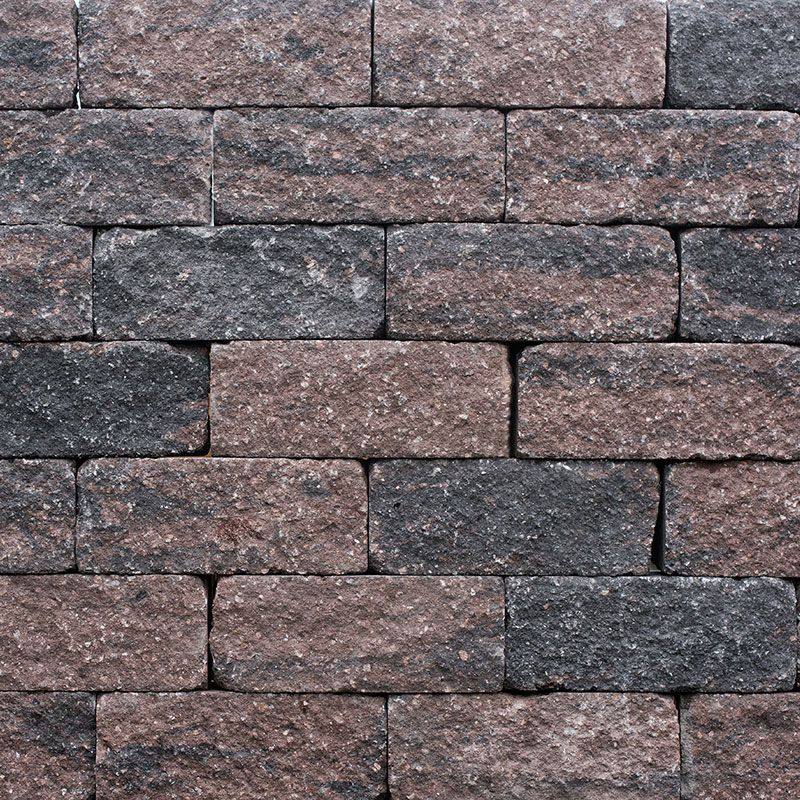 Muurblok getrommeld | 12x12x30cm