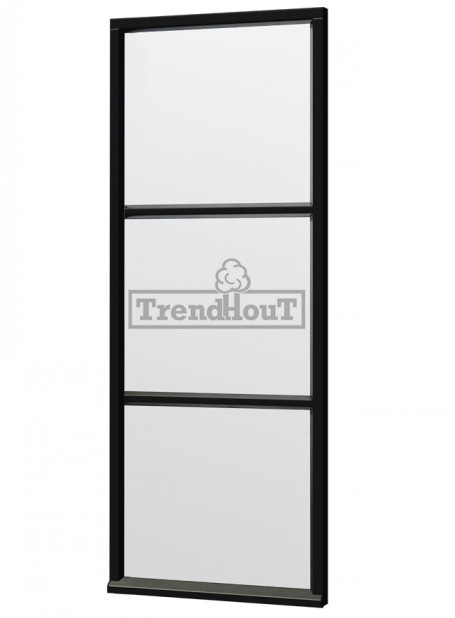 Steel Look raam | gelaagd dubbel glas | incl. bevestigingsmaterialen