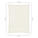 Schaduwdoek Rechthoek Waterdoorlatend