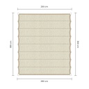 Schaduwdoek Wavesail Waterdoorlatend