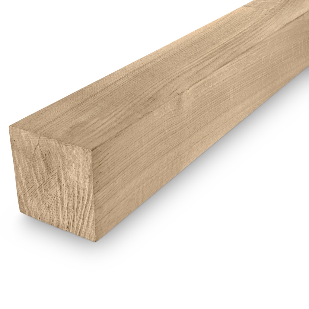Paal eiken | 19x19cm | gedroogd en geschaafd