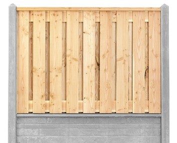 Douglas | hout en beton | wit/grijs | enkel | rotsmotief | incl. plaatsing