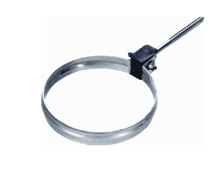 [TU.839-928] Beugel  + pen aluminium | t.b.v. hemelwaterafvoer PVC 80mm