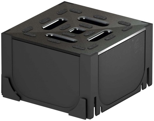 [MB.19280-ACO] ACO Hexaline hoekelement roostergoot | 125x125 mm 78 mm