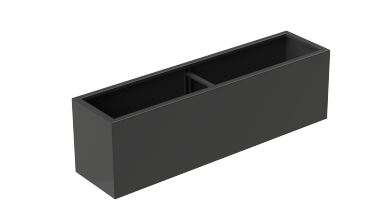 Aluminium bloembak rechthoek