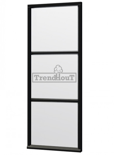 [TH. 52.1927] Steel Look raam | gelaagd dubbel glas | incl. bevestigingsmaterialen