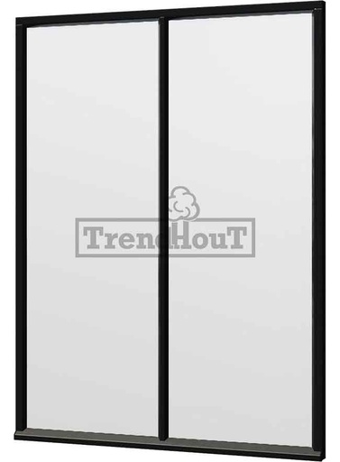 [TH.52.0830] Steel Look Raam | gelaagd dubbel glas | incl. bevestigingsmaterialen