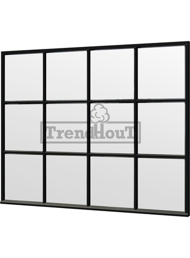 [TH. 52.0836] Steel Look raam | gelaagd dubbel glas | incl. bevestigingsmaterialen