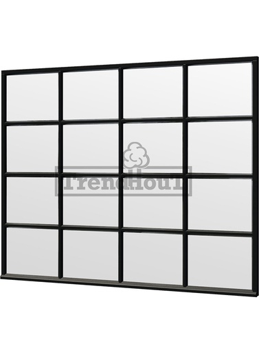 [TH. 52.0837] Steel Look raam | gelaagd dubbel glas | incl. bevestigingsmaterialen