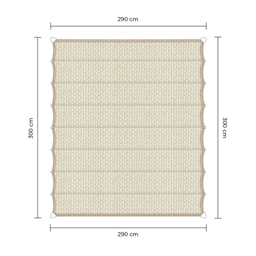 Schaduwdoek Wavesail Waterdoorlatend