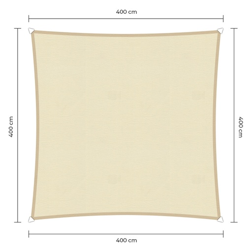 Schaduwdoek Vierkant waterdicht