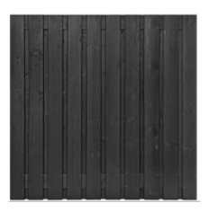 aluWoods aluminium met zwart geïmpregneerd hout | incl. plaatsing