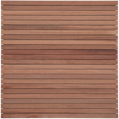 [FC.2283] Modern tuinscherm | 15x70mm latten | Keruing hardhout geschaafd