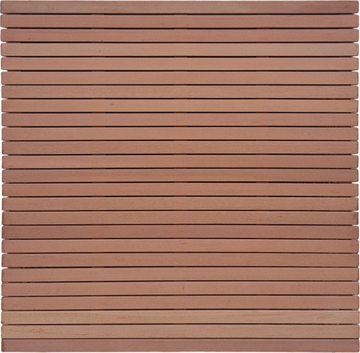 [FC.2284] Modern tuinscherm Rhombus | 13x65mm latten | Keruing hardhout geschaafd