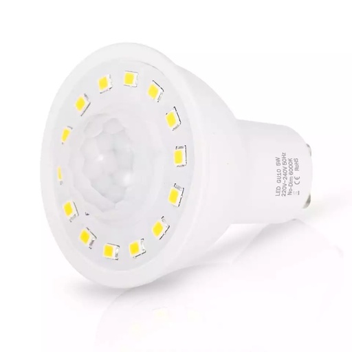 LED lamp GU10 | 5W | met bewegingssensor | 240V
