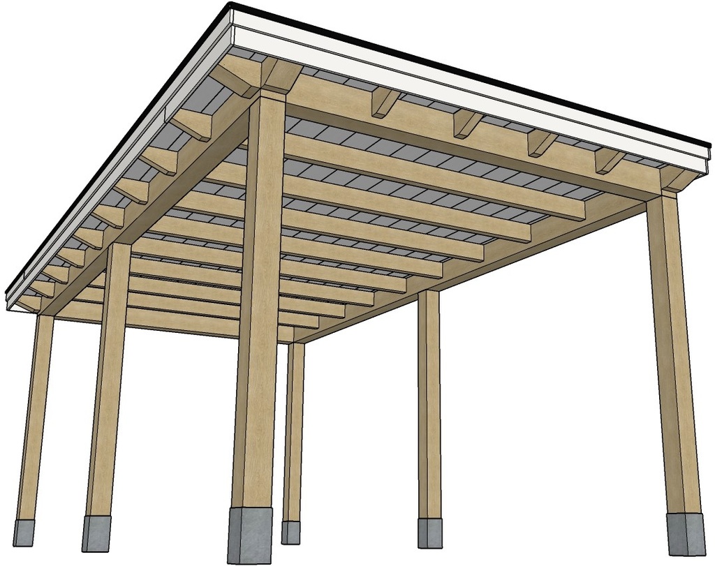 Foligno Eiken veranda 600 cm breed