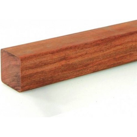 Paal azobé hardhout  | 11x11x300cm | gedroogd en geschaafd