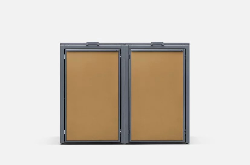 Kliko-ombouw met deksel | Corten