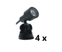 LED Accent set border of bloembak